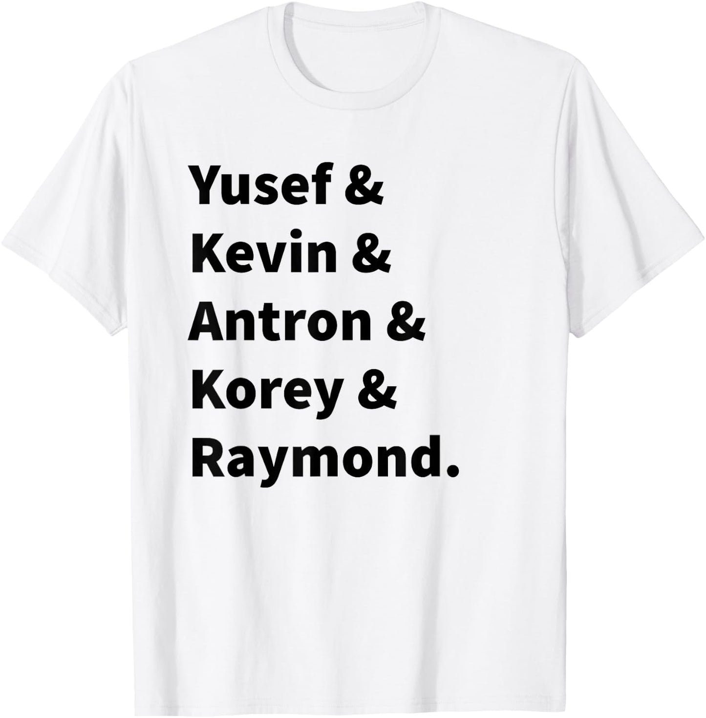 Central Park 5 Five | Exonerated 5 Five Shirt T-Shirt - T-Shirt | White