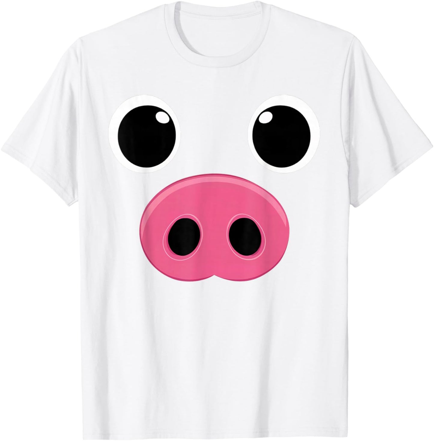 Carnival Pig Face Pig Children Costume Halloween For Kids T-Shirt - T-Shirt | White