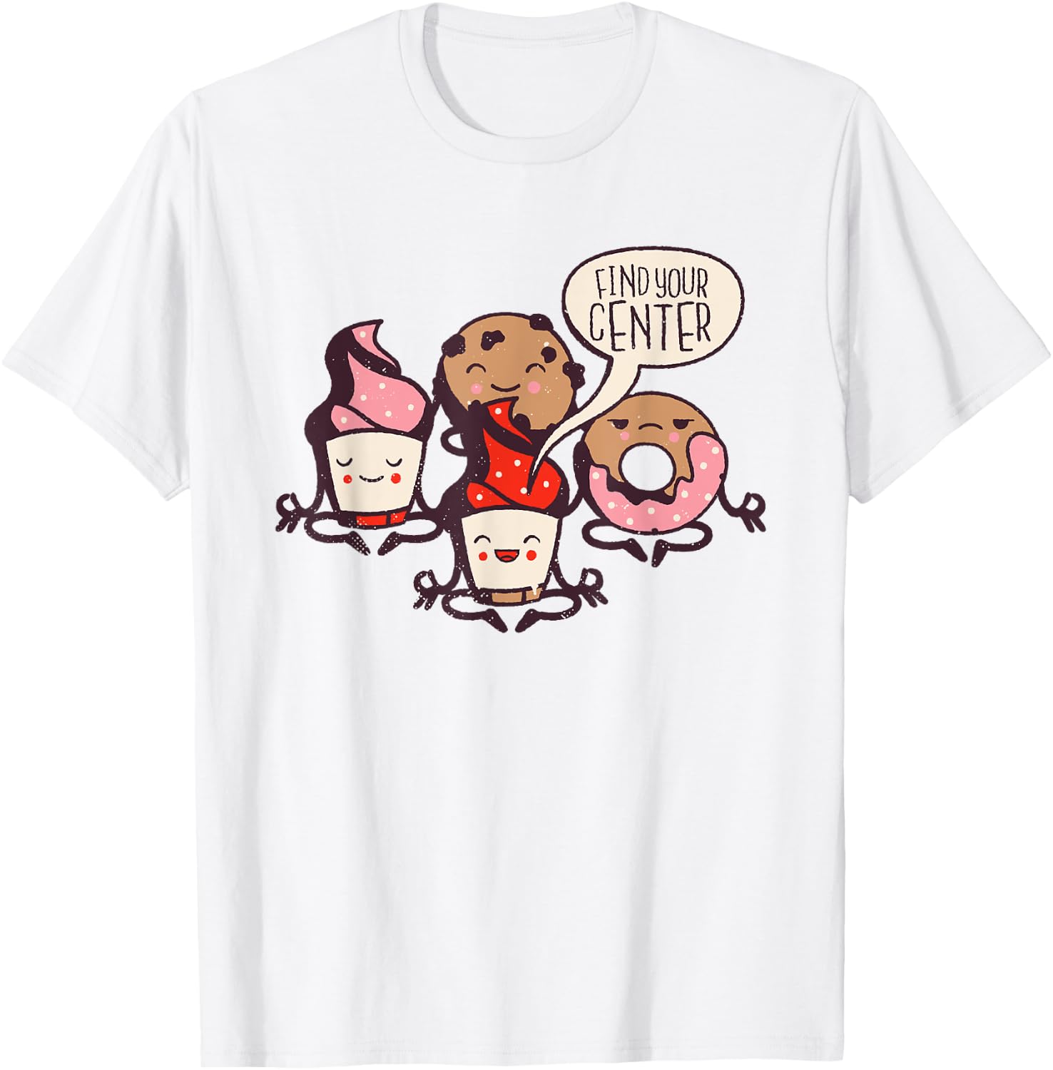 Baking Baker Funny Yoga Exercise T-Shirt - T-Shirt | White