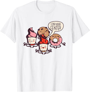 Baking Baker Funny Yoga Exercise T-Shirt - T-Shirt | White