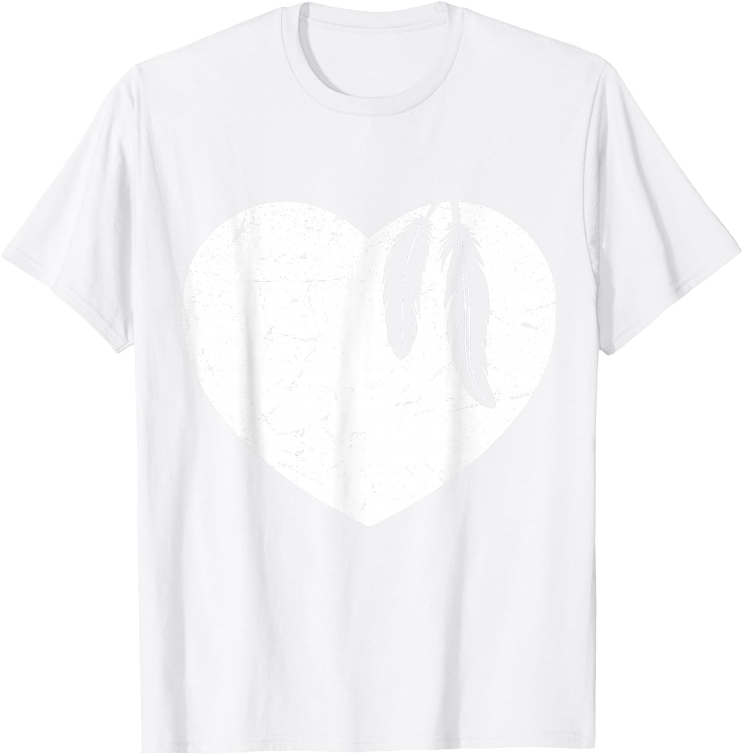 American Native Child Indian Awareness - Indigenous Feather T-Shirt - T-Shirt | White