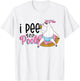 I Pee In Pools Funny Unicorn Float T-Shirt - T-Shirt | White