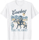 Vintage Western Life Rodeo Country Cowboy Take Me Away T-Shirt - T-Shirt | White