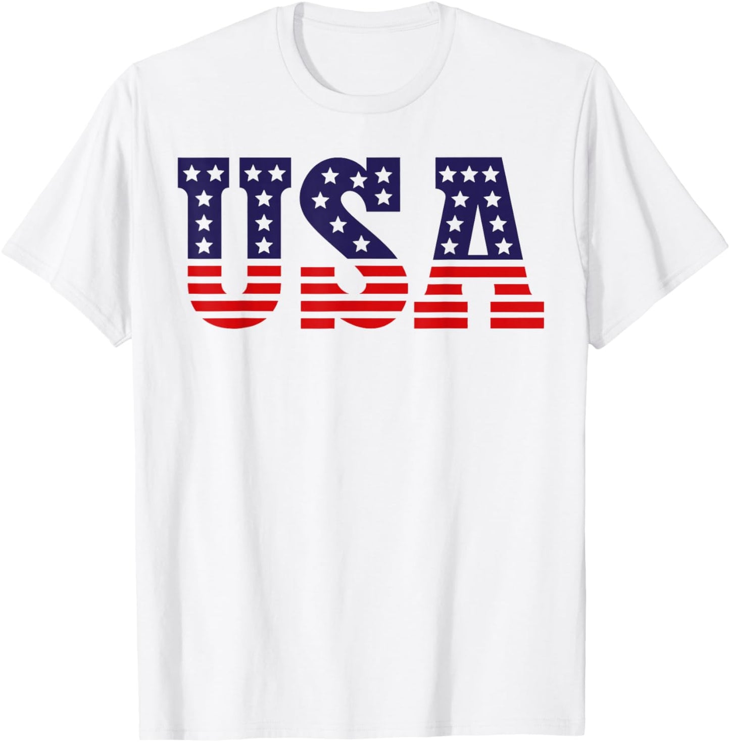 USA Shirt US Flag 4th Of July Patriotic Family Matching T-Shirt - T-Shirt | White