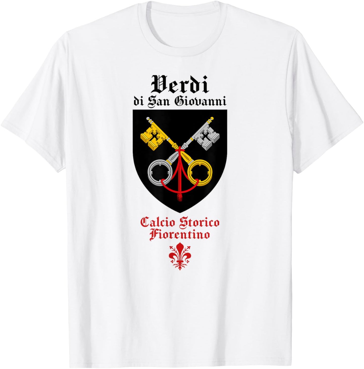 Florentine football fútbol Calcio storico fiorentino Verdi T-Shirt - T-Shirt | White