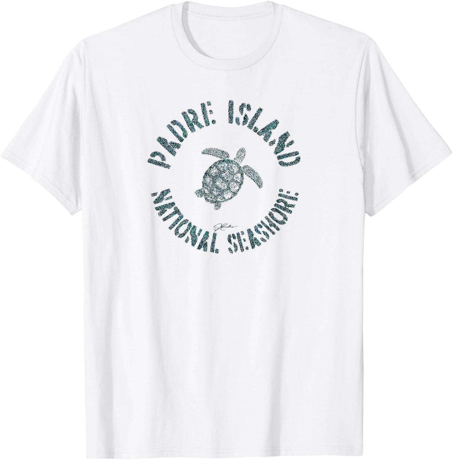 JCombs: Padre Island National Seashore, TX, Sea Turtle T-Shirt - T-Shirt | White