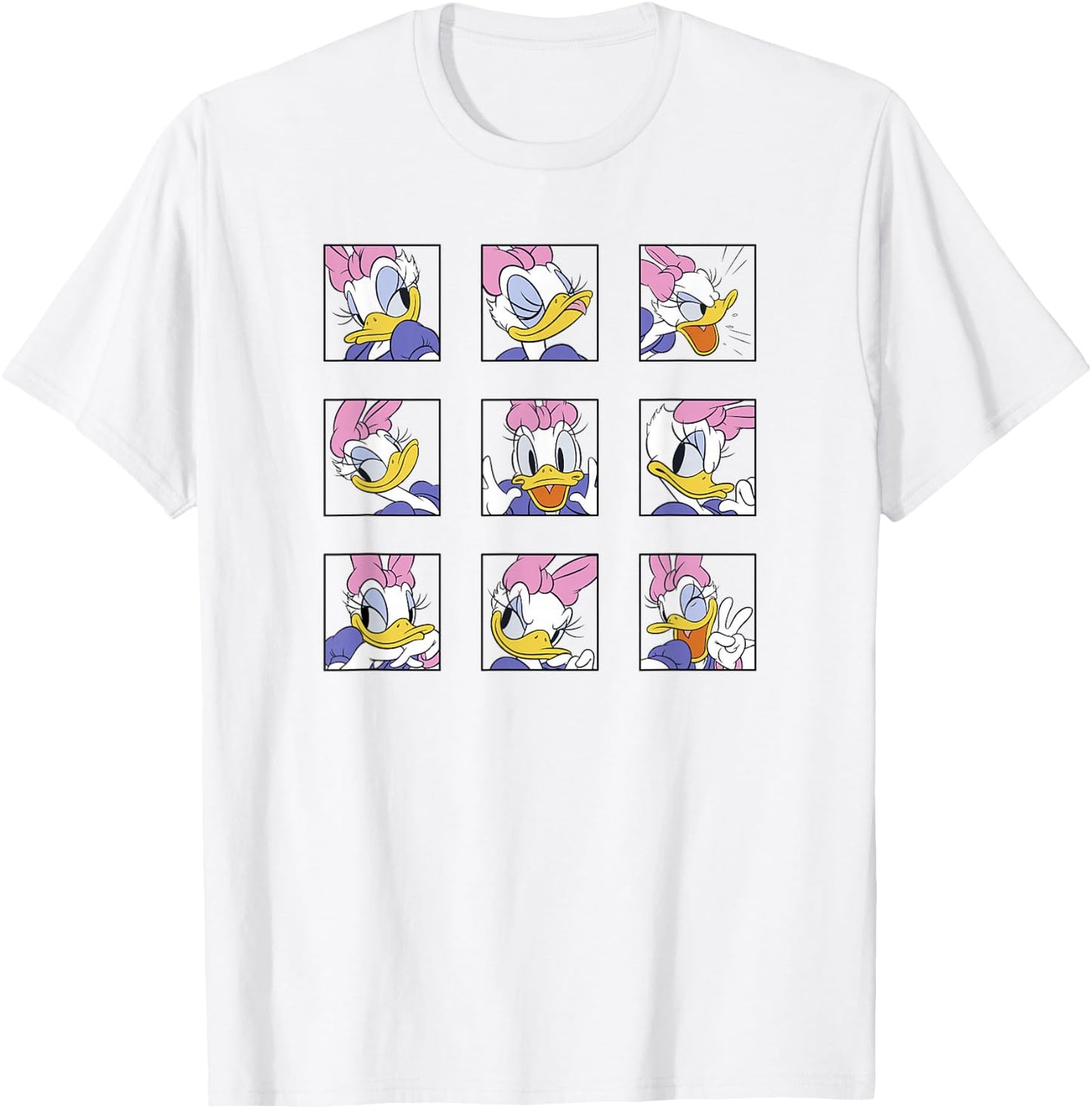 Disney Mickey and Friends Classic Daisy Expressions Box Up T-Shirt - T-Shirt | White