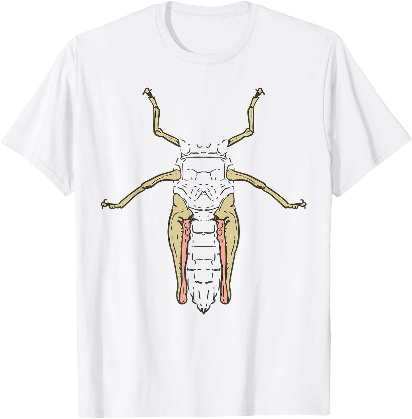 Grasshopper Funny Lazy DIY Costume Easy Halloween T-Shirt - T-Shirt | White