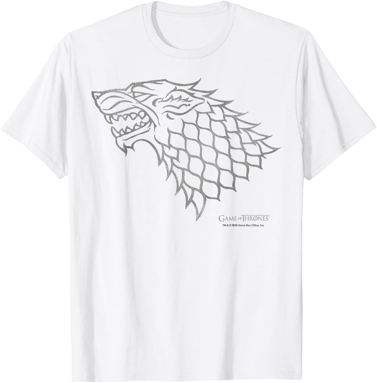 Game Of Thrones House Stark Sigil T-Shirt - T-Shirt | White