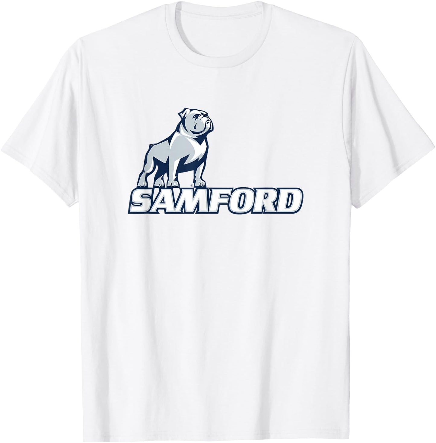 Samford Bulldogs | Official NCAA University Merch | PPSAM01 T-Shirt - T-Shirt | White