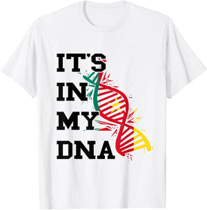 Cameroon Flag DNA Cameroonian Roots Cameroonian Pride T-Shirt - T-Shirt | White