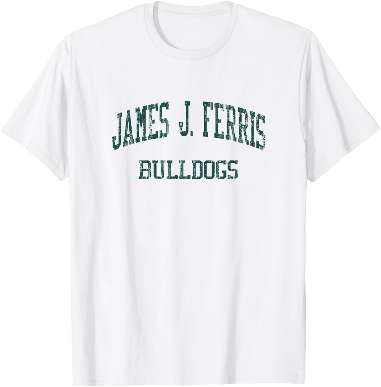 James J. Ferris High School HS Jersey City NJ Vintage Sports T-Shirt - T-Shirt | White