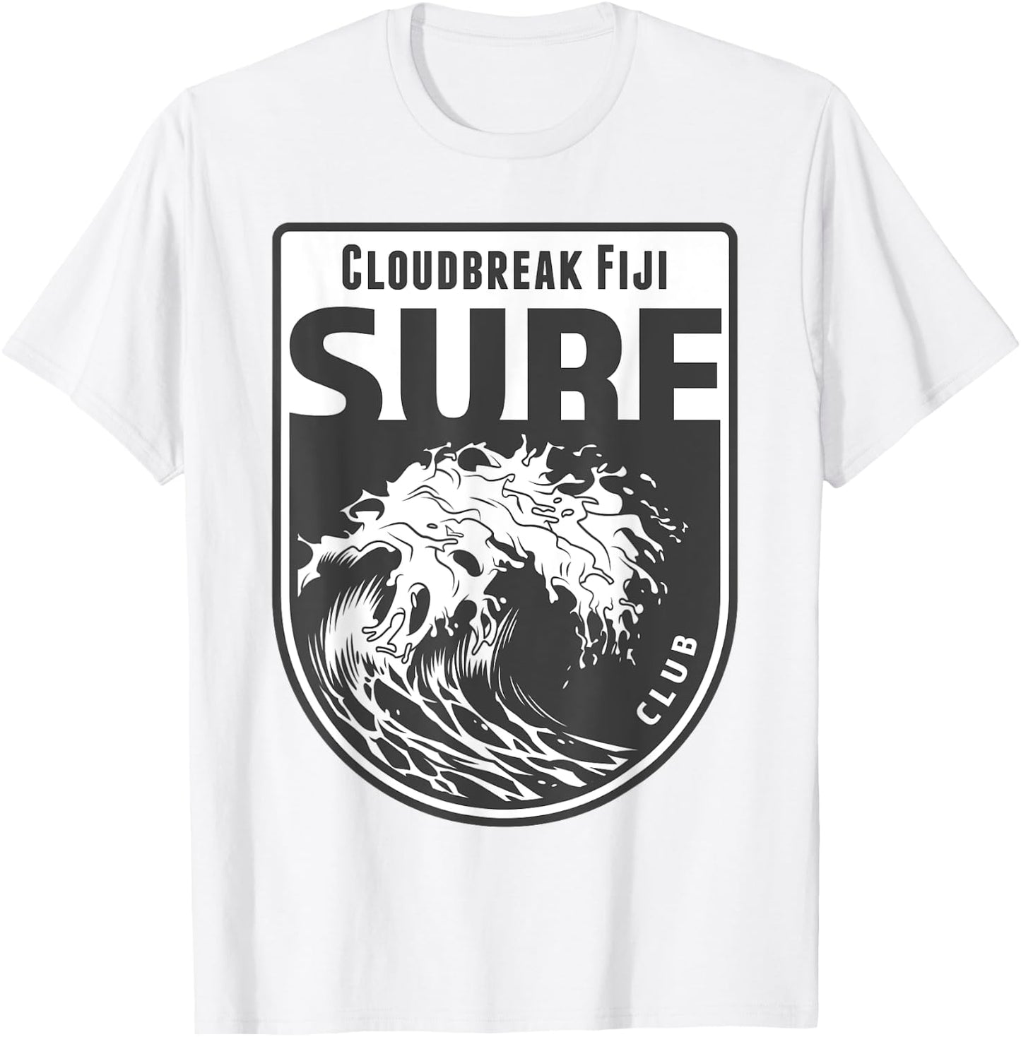 Cloudbreak, Tavarua Island, Fiji Surf Souvenir Surfing Gift T-Shirt - T-Shirt | White