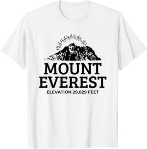 Mount Everest Shirt Rock Climbing Expedition T-Shirt - T-Shirt | White