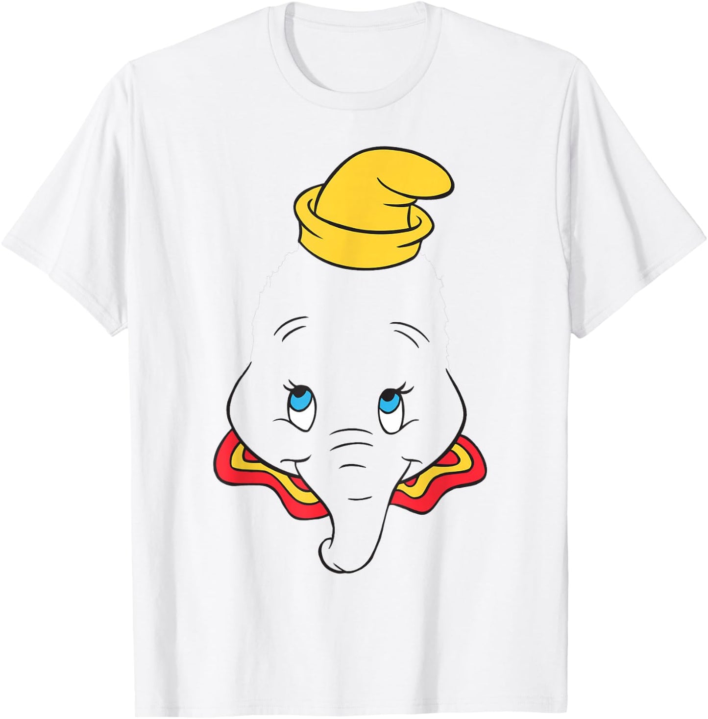 Disney Dumbo Large Face T-Shirt - T-Shirt | White