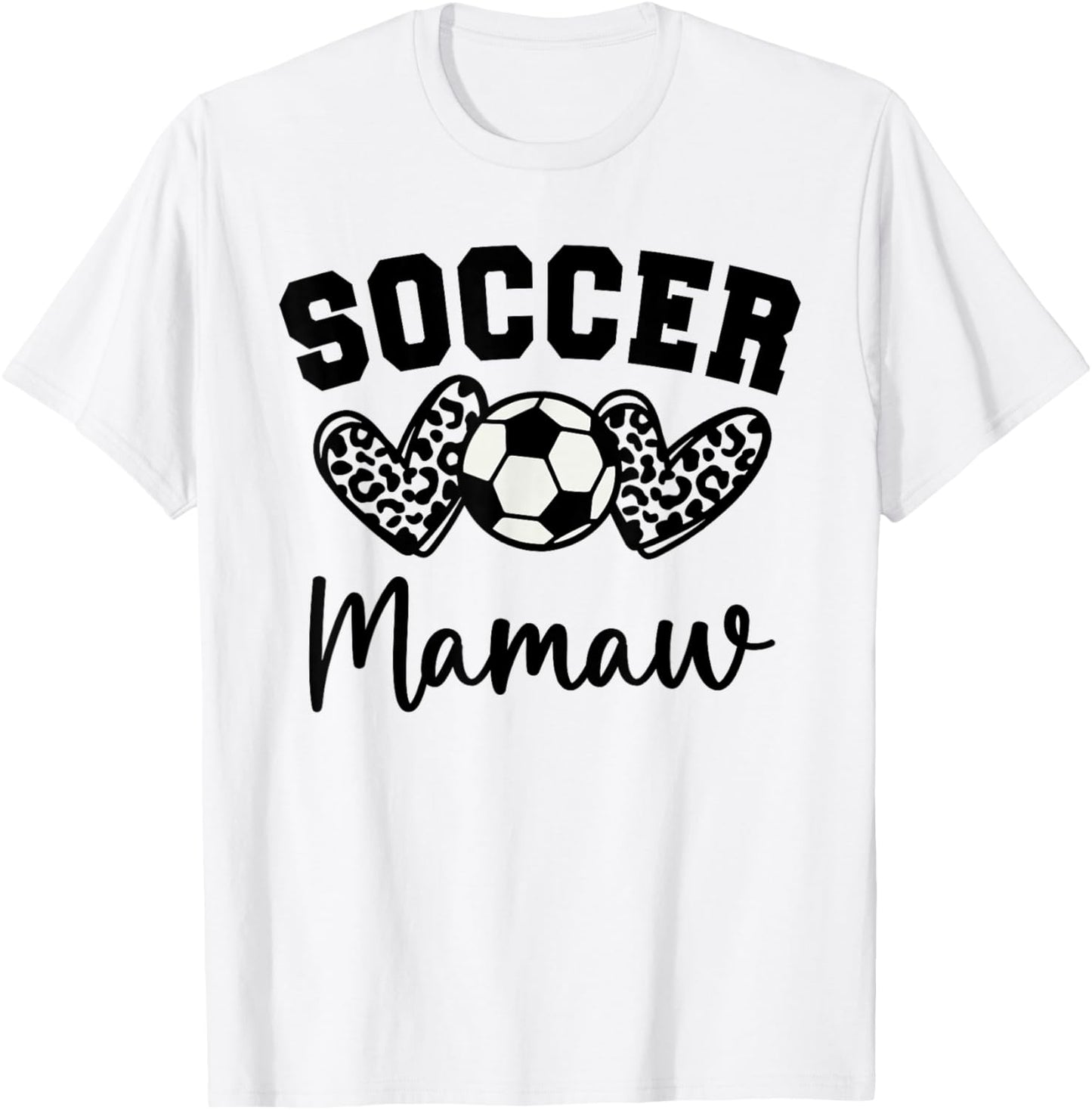 Soccer Mamaw Matching Family Soccer T-Shirt - T-Shirt | White