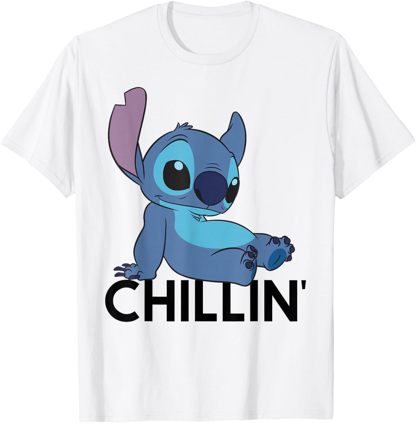 Lilo & Stitch - Chillin T-Shirt - T-Shirt | White