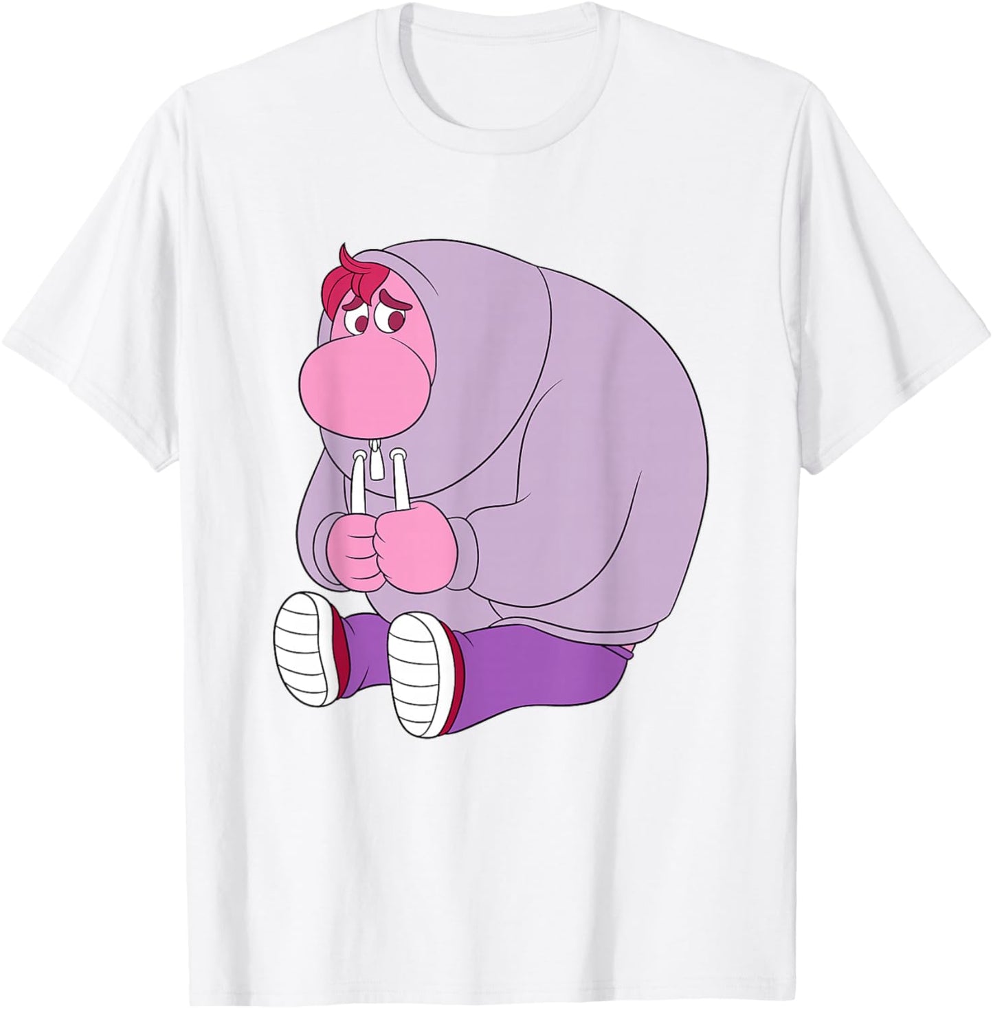 Disney Pixar Inside Out 2 Cute Embarrassment Chest Portrait T-Shirt - T-Shirt | White