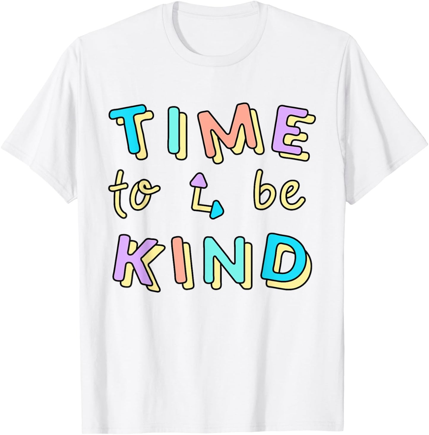 UNITY DAY Orange, Anti Bullying Time To Be kind T-Shirt - T-Shirt | White