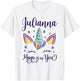 First Name Julianna Personalized I Love Julianna T-Shirt - T-Shirt | White