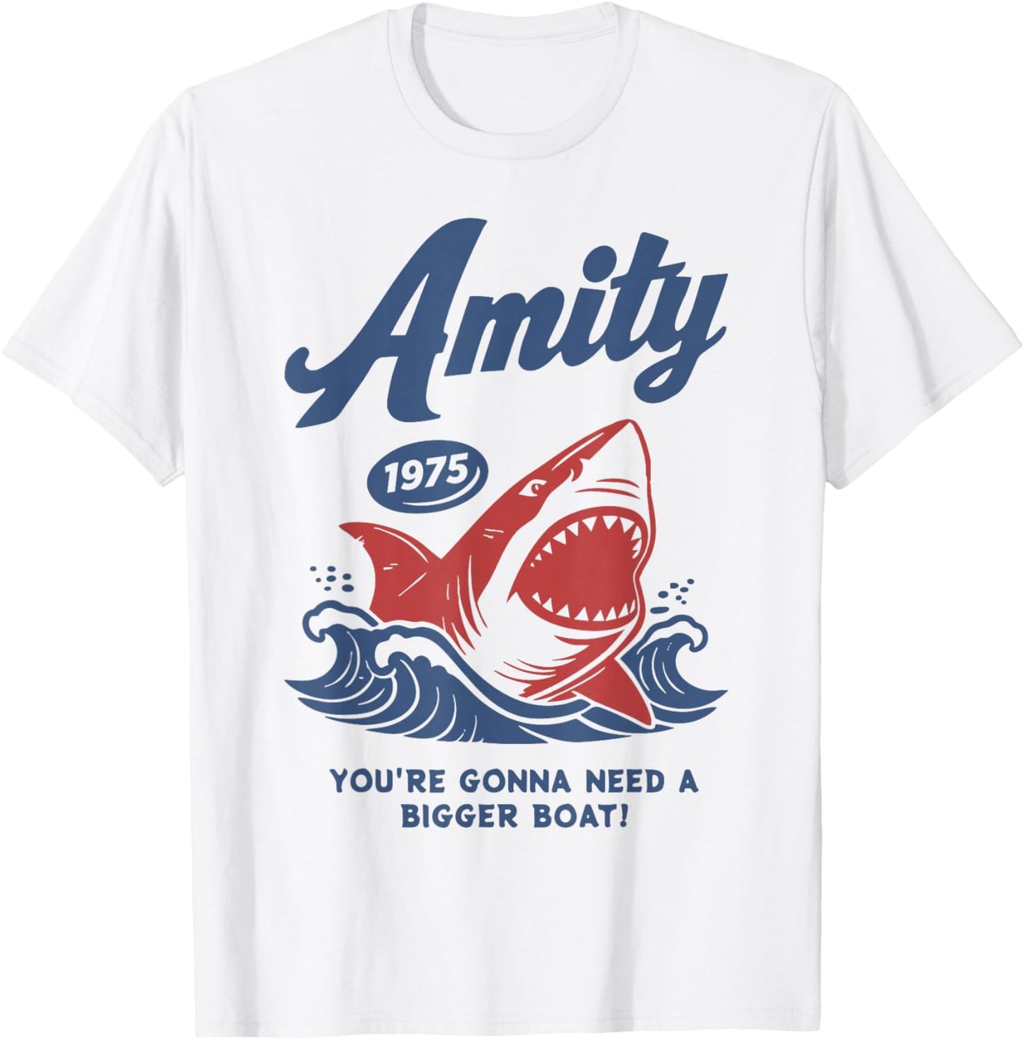Vintage Amity 1975 Retro Sailboat Sunrise Summer T-Shirt - T-Shirt | White
