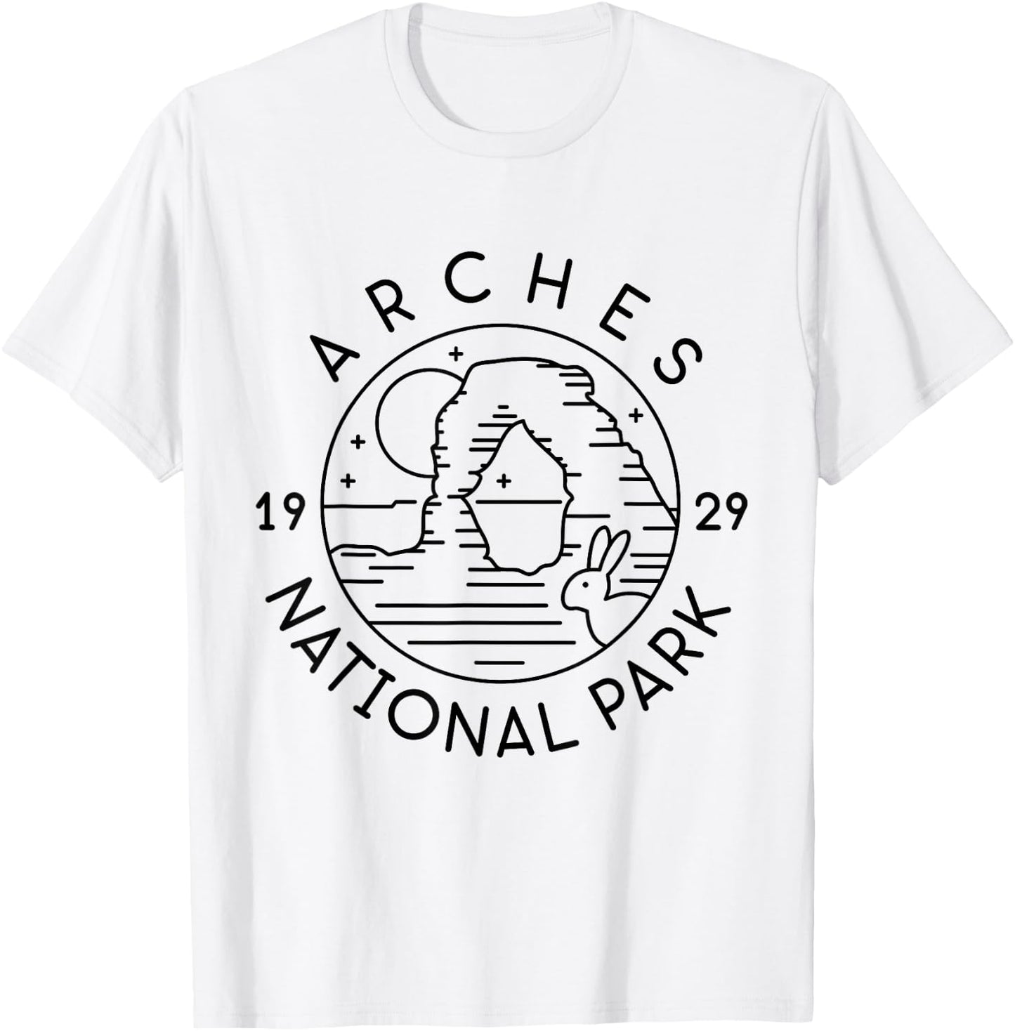 Arches National Park 1929 Moab Utah T-Shirt - T-Shirt | White