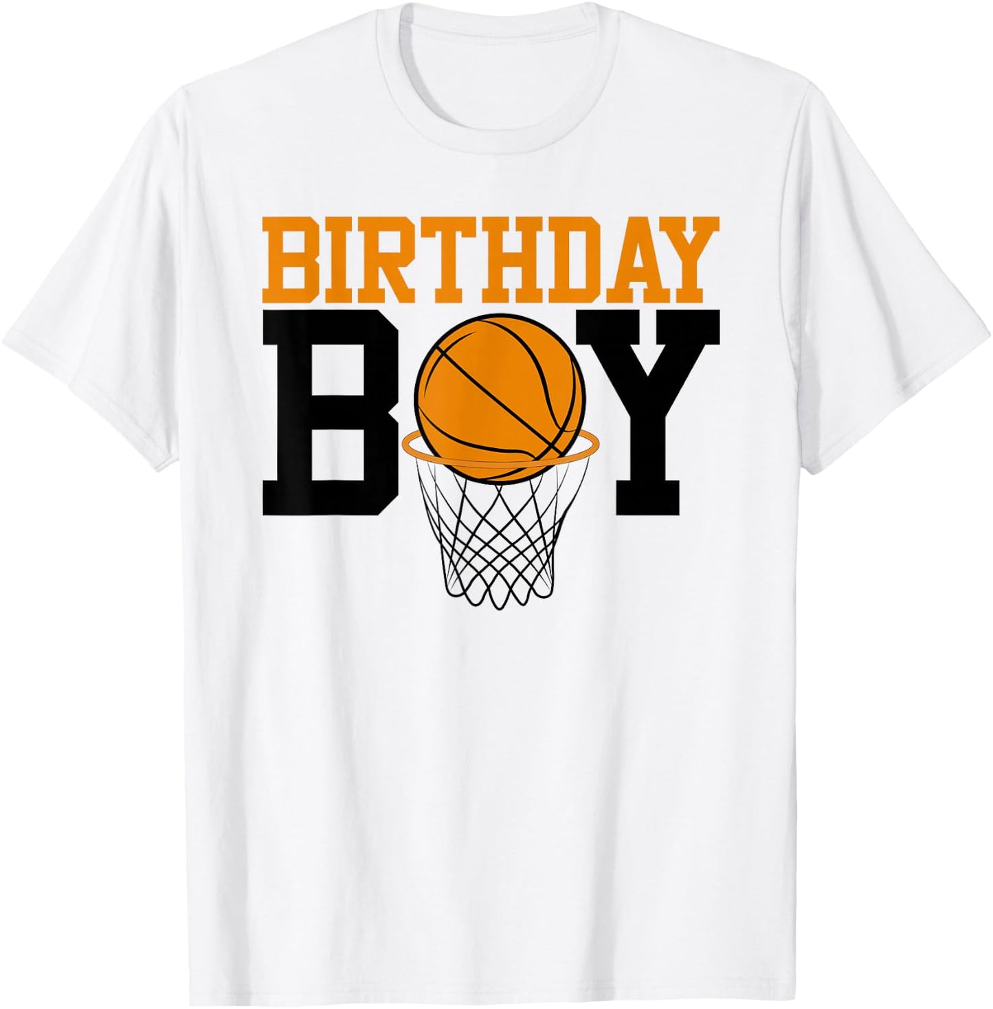 Boy Of The Birthday - Basketball Family Birthday T-Shirt - T-Shirt | White