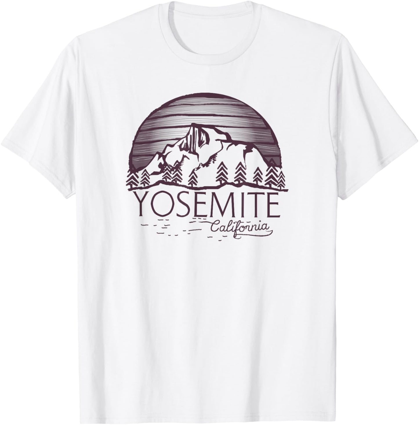 Yosemite National Park Vintage Graphic T-Shirt - T-Shirt | White