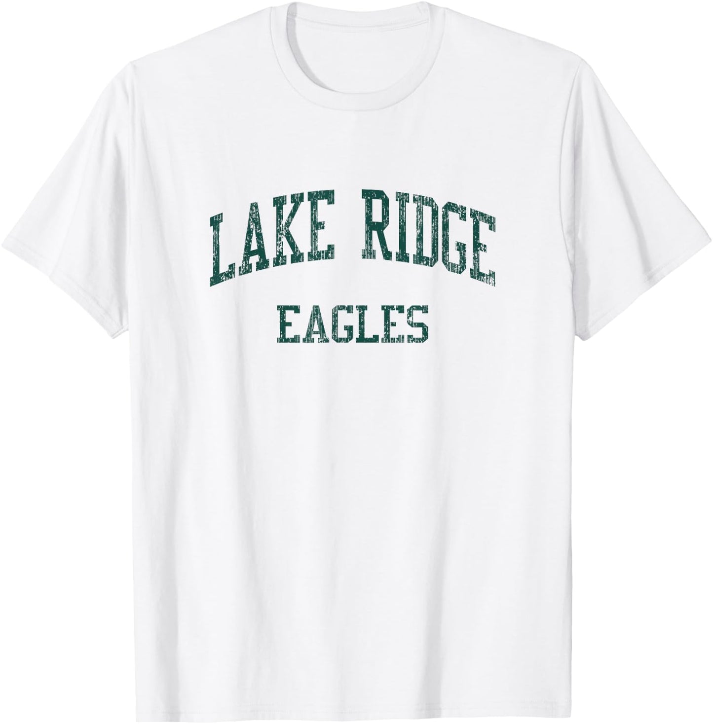 Lake Ridge High School HS Mansfield TX Vintage Sports T-Shirt - T-Shirt | White