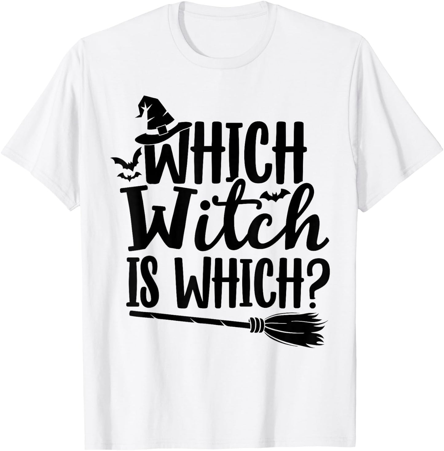 Which Witch is Which Halloween English Teacher T-Shirt - T-Shirt | White