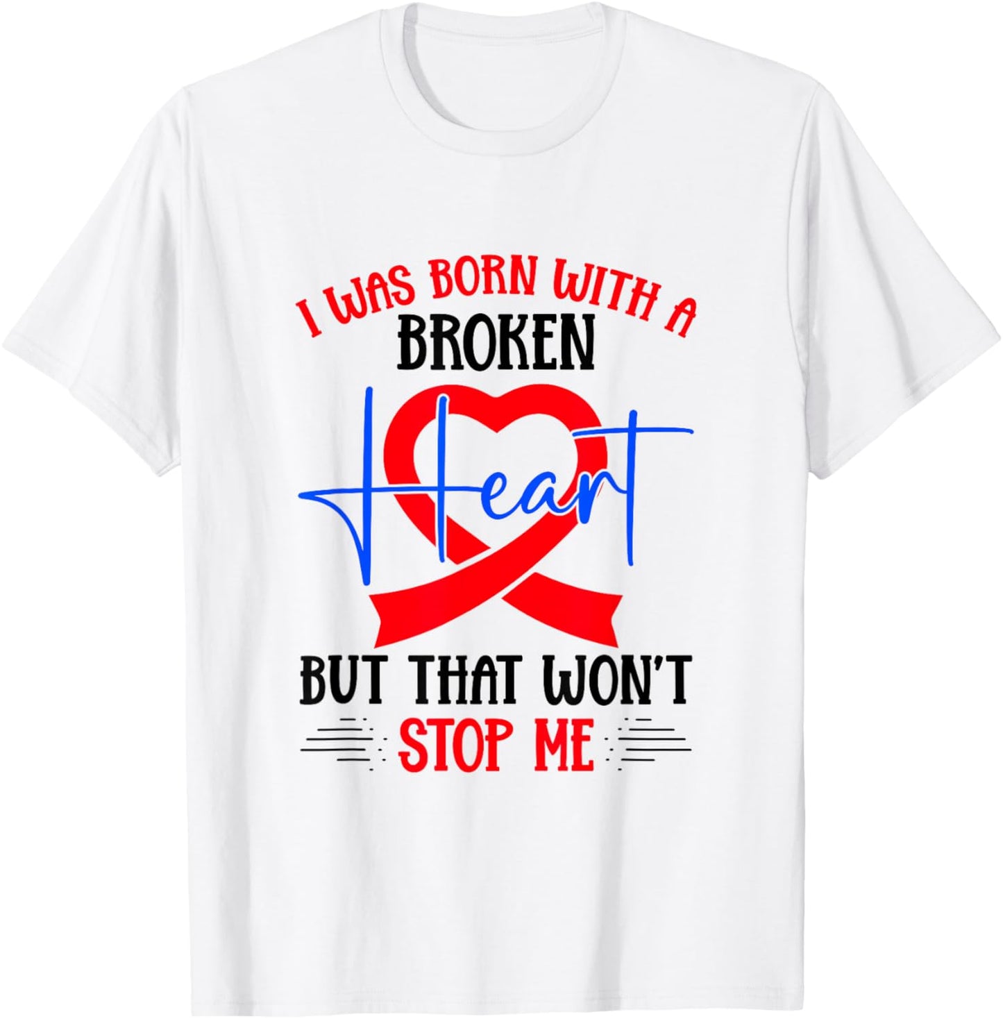 Congenital Heart Defect CHD Awareness T-Shirt - T-Shirt | White