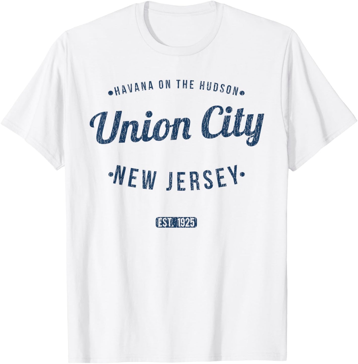 Union City New Jersey Vintage Travel Souvenir Union City T-Shirt - T-Shirt | White