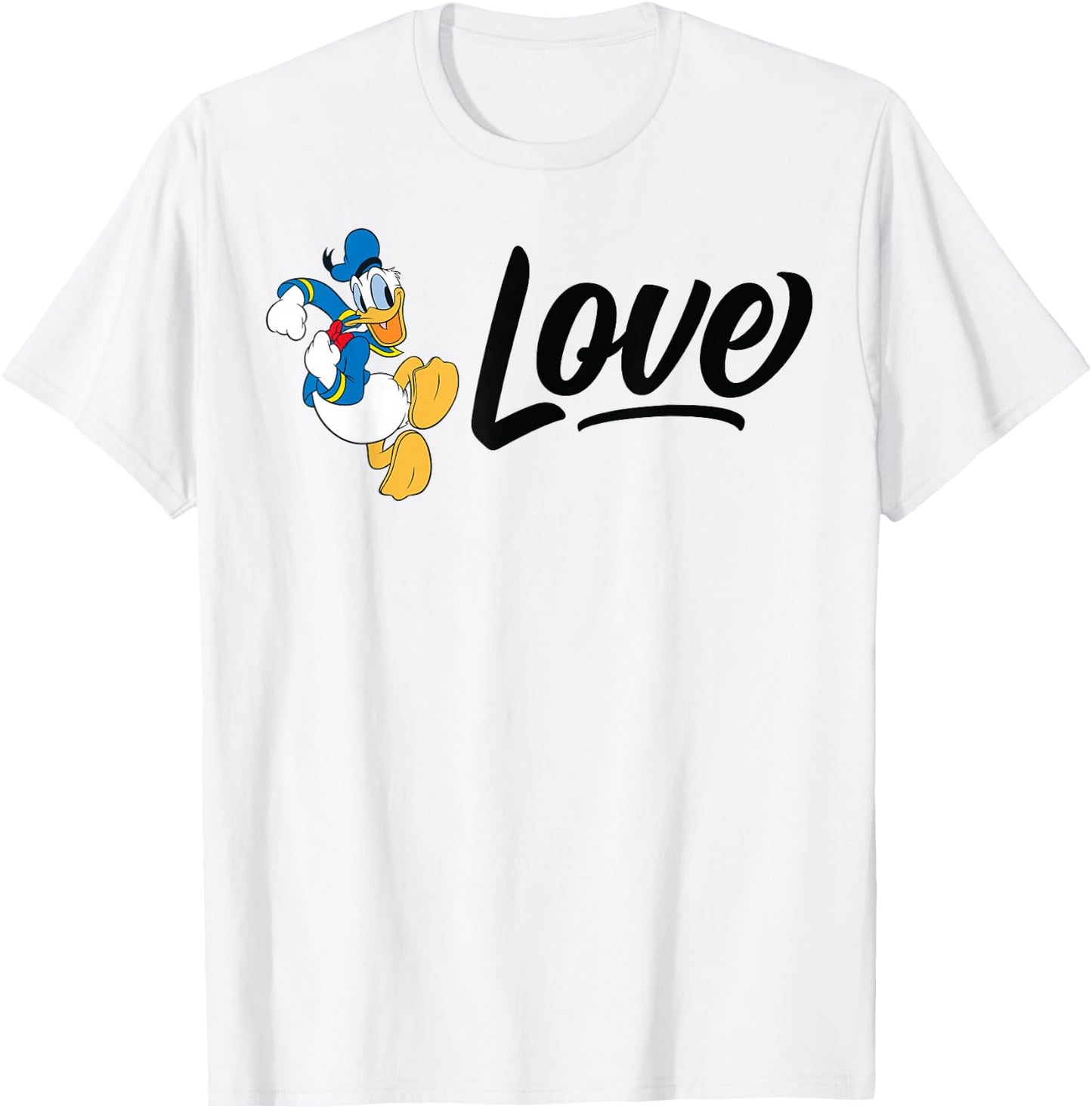 Donald Duck - Love Donald Duck T-Shirt - T-Shirt | White