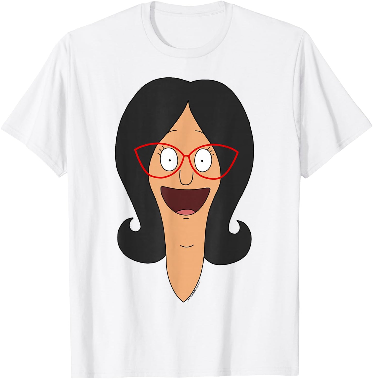 Bob's Burgers Linda Big Face T-Shirt - T-Shirt | White