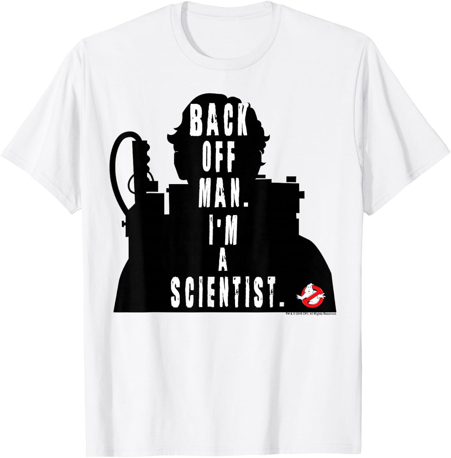 Ghostbusters I'm A Scientist Silhouette T-Shirt - T-Shirt | White