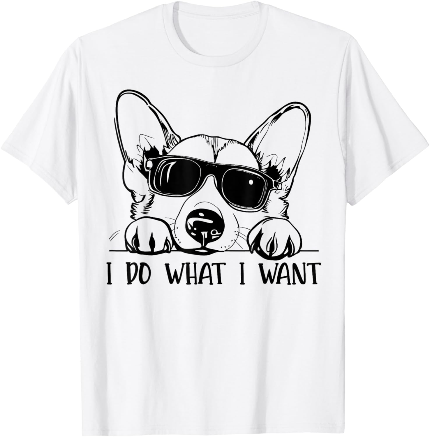 Corgi Dog Owner I Do What I Want Funny Pet T-Shirt - T-Shirt | White
