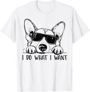Corgi Dog Owner I Do What I Want Funny Pet T-Shirt - T-Shirt | White
