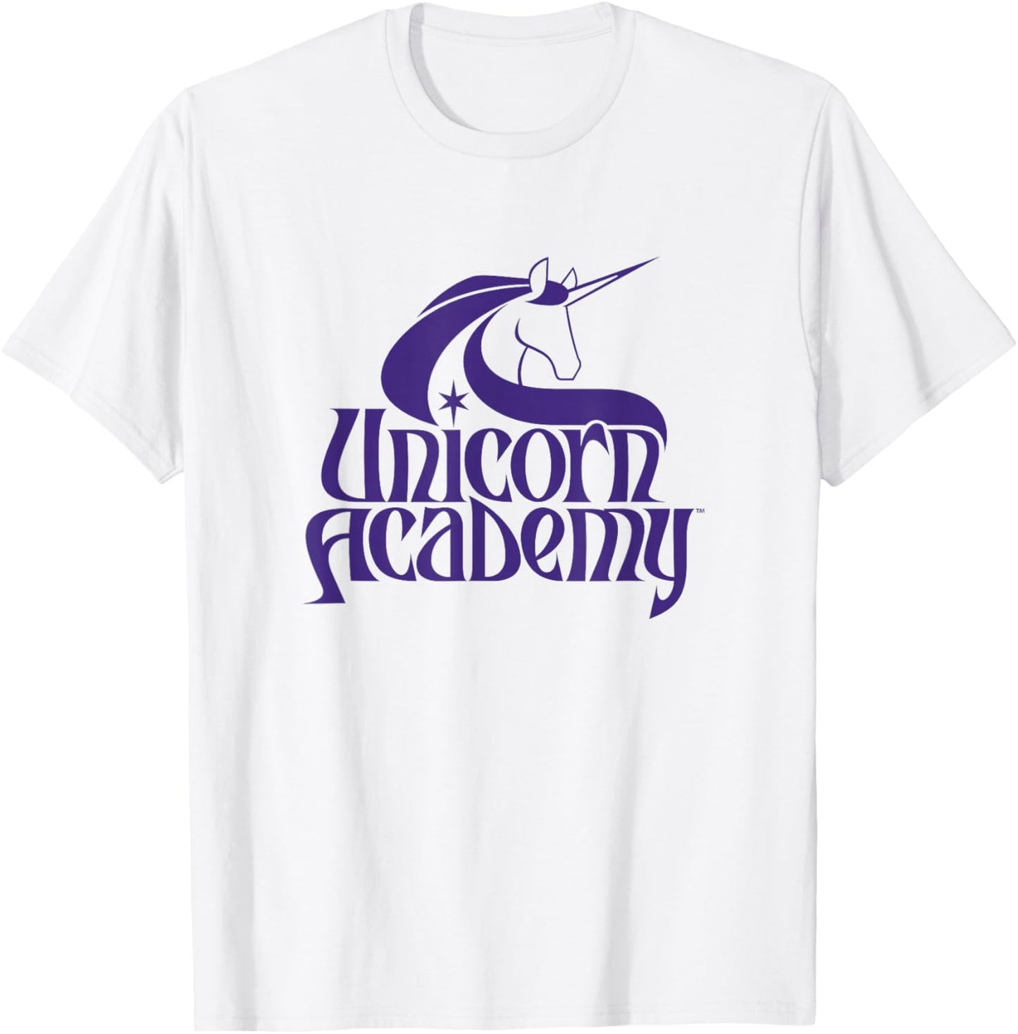 Unicorn Academy Logo T-Shirt - T-Shirt | White
