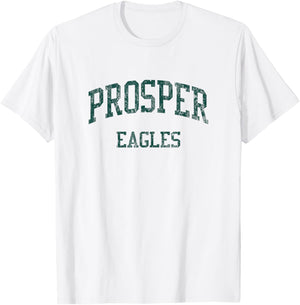 Prosper High School HS Prosper TX Vintage Sports T-Shirt - T-Shirt | White
