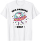 Hello Kitty UFO Parking Only Area 51 Alien Spaceship T-Shirt - T-Shirt | White