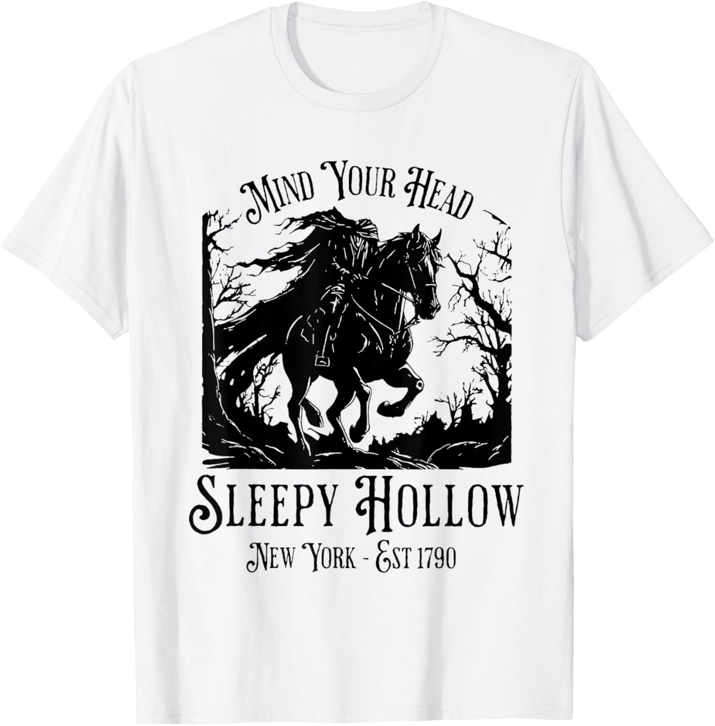 Sleepy Hollow New York Vintage T-Shirt - T-Shirt | White