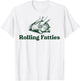 Rolling Fatties Cat Funny Cute Cat Lover Kitten Owner Kitty Women T-Shirt - T-Shirt | White