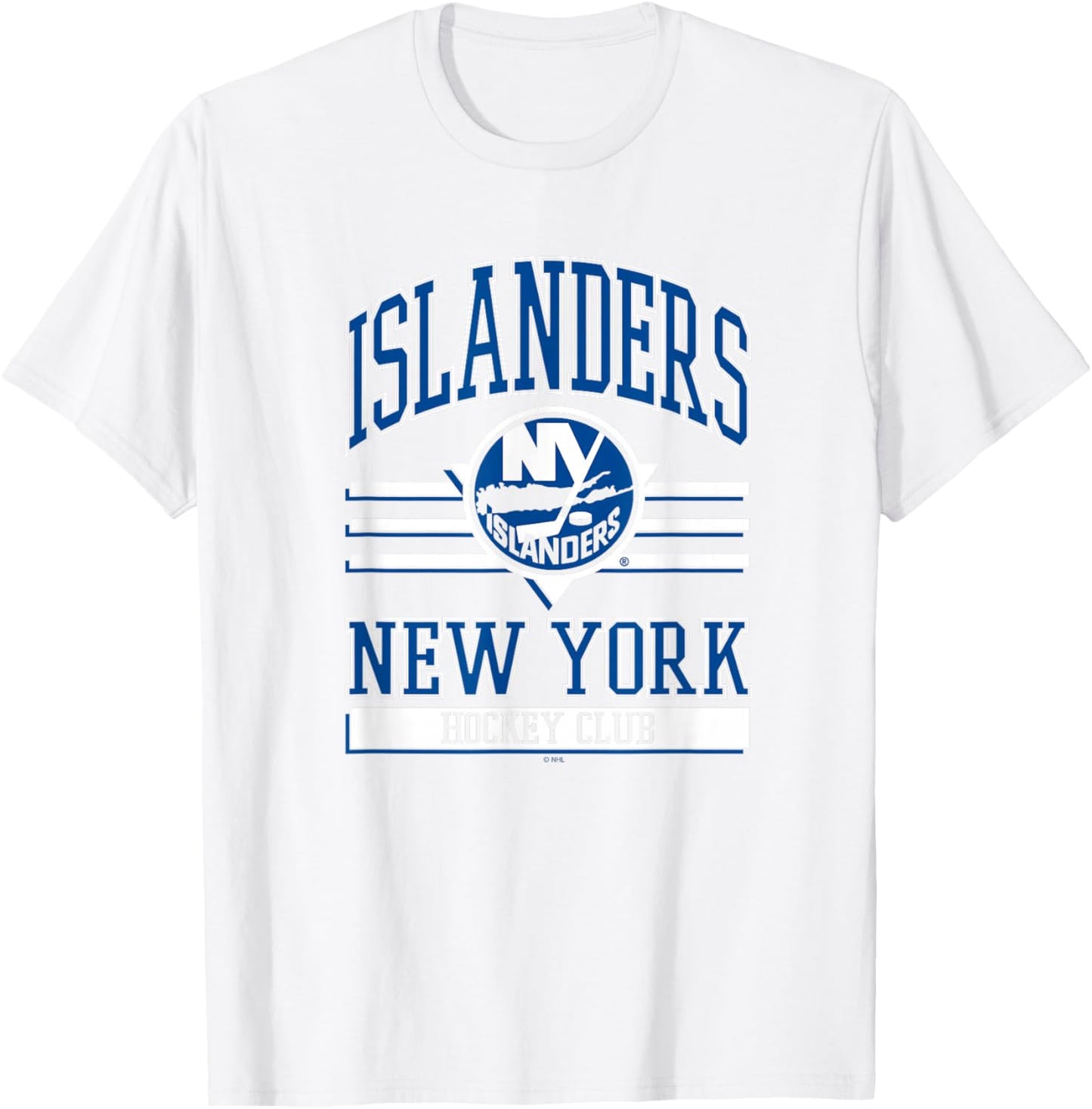 New York Islanders Hockey Club Orange Officially Licensed T-Shirt - T-Shirt | White