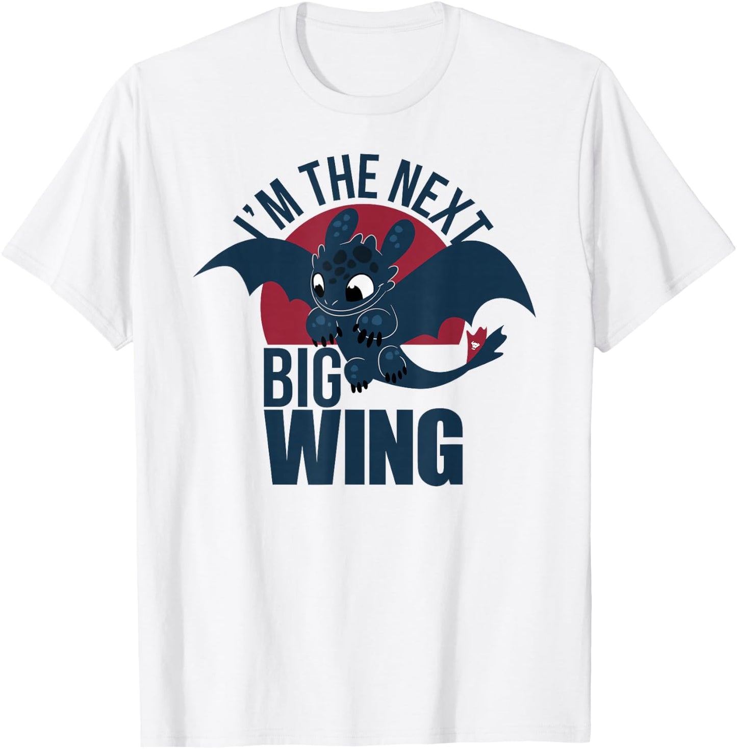 How to Train Your Dragon 3 Hidden World Big Wing T-Shirt - T-Shirt | White