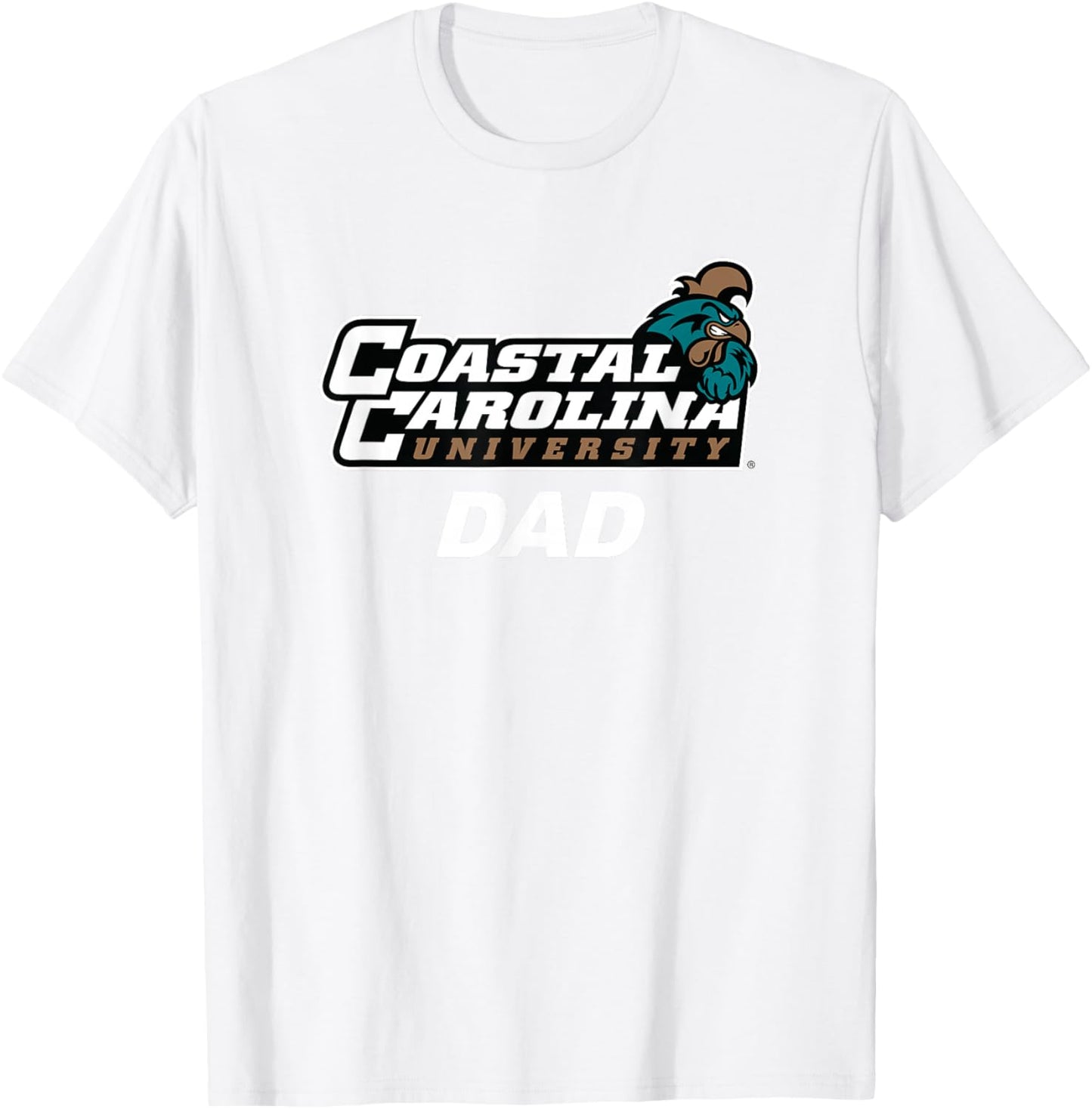 Coastal Carolina University CCU Dad T-Shirt - T-Shirt | White