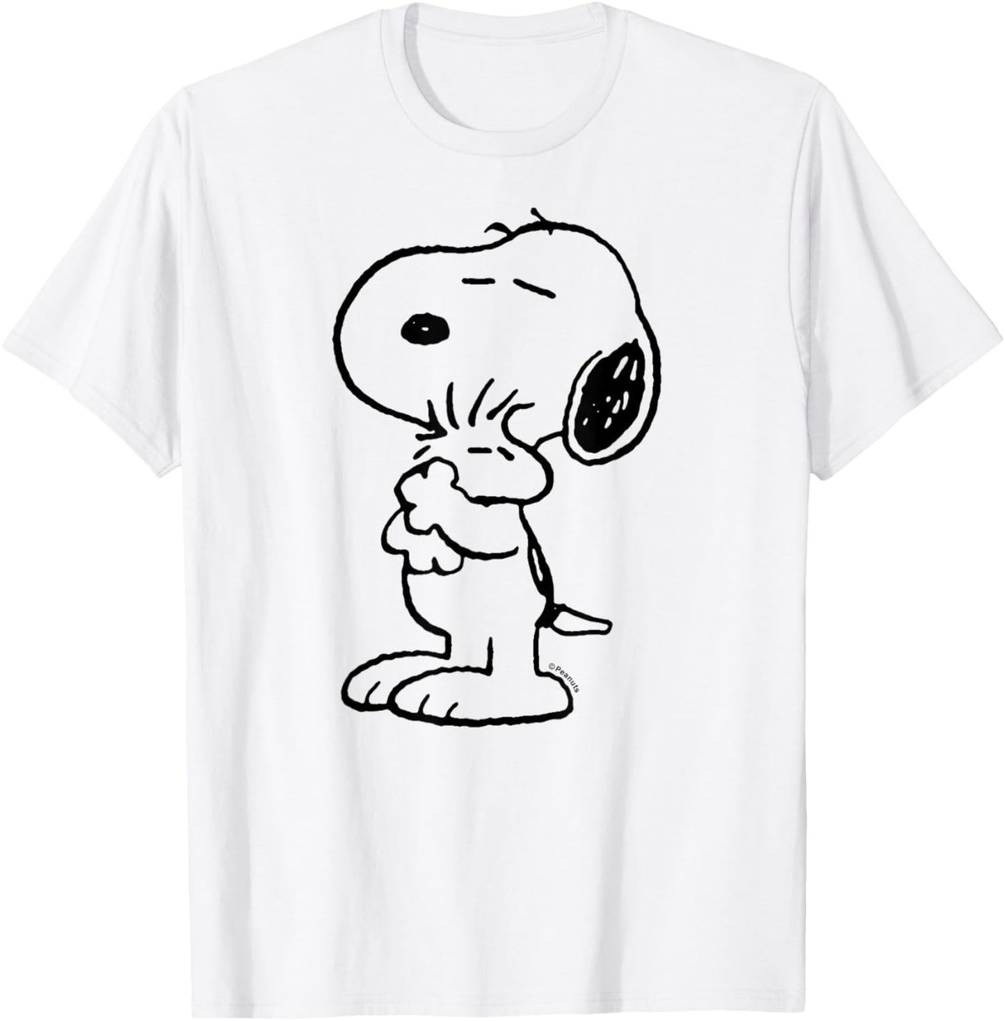 Peanuts - Snoopy Loves Woodstock T-Shirt - T-Shirt | White