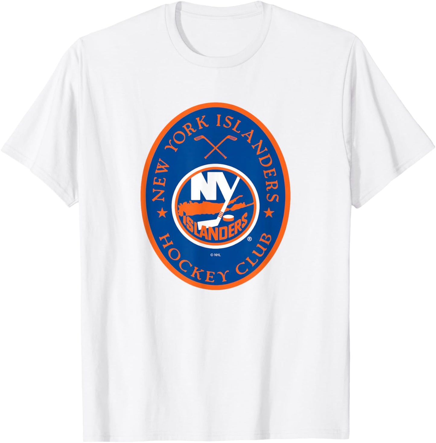 New York Islanders Iconic Officially Licensed T-Shirt - T-Shirt | White