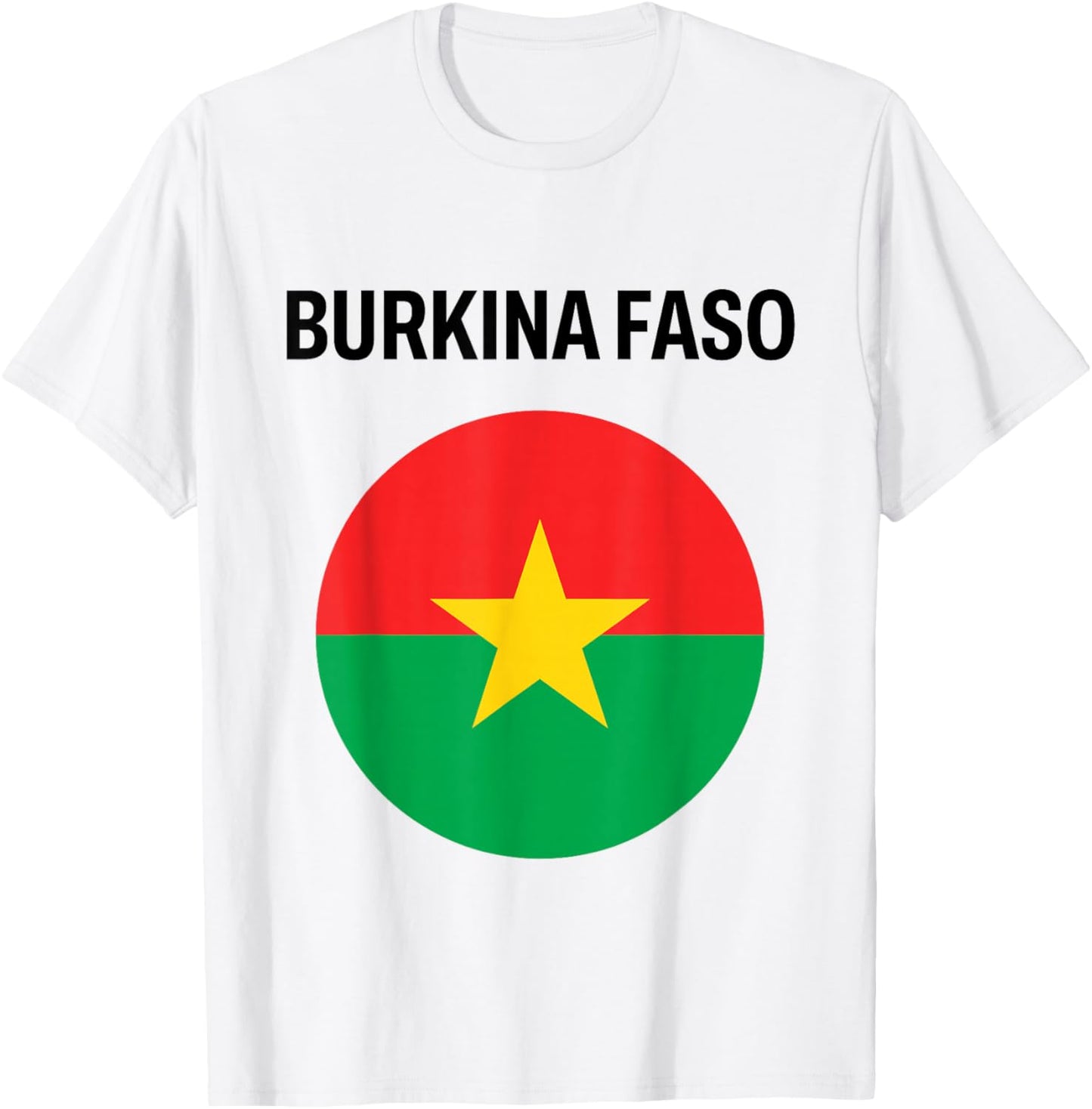 Burkina Faso Flag Modern T-Shirt - T-Shirt | White