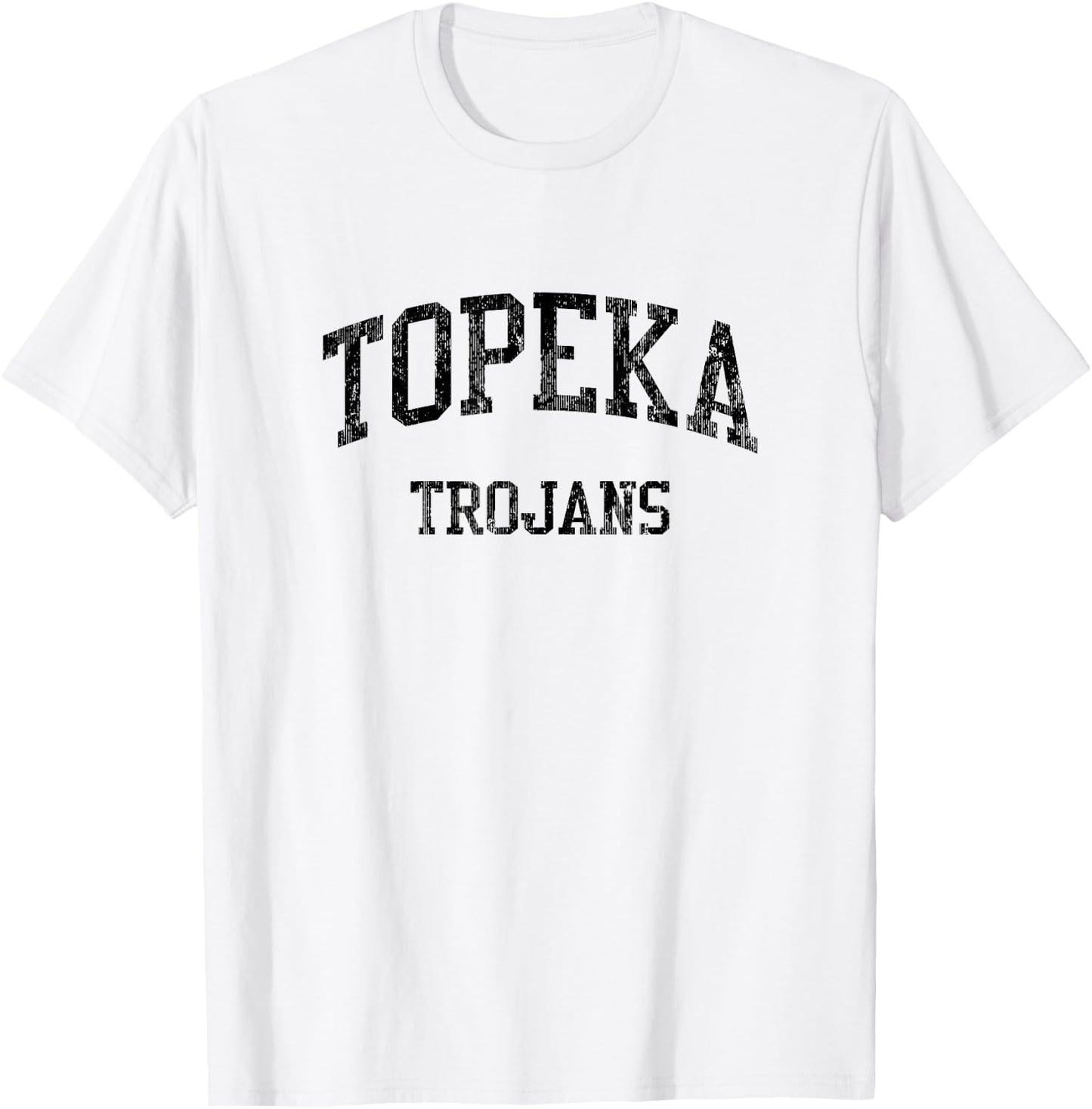 Topeka High School HS Topeka KS Vintage Sports T-Shirt - T-Shirt | White