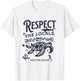 Respect Locals Save the Ocean Retro Animal Lover T-Shirt - T-Shirt | White